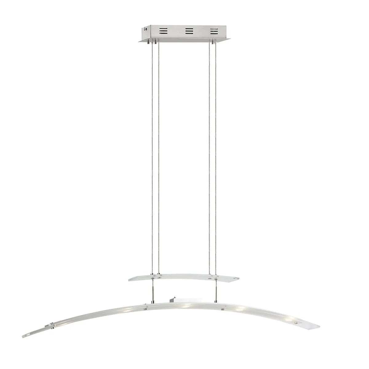 Louna, nowoczesna lampa wisząca, chromowana, LED, 3000K, P0642A CLEAR